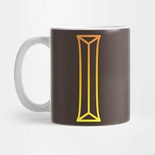 Letter I Letter Art Mug